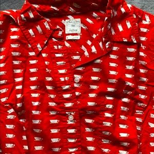 Gap Teacup Print Button Down